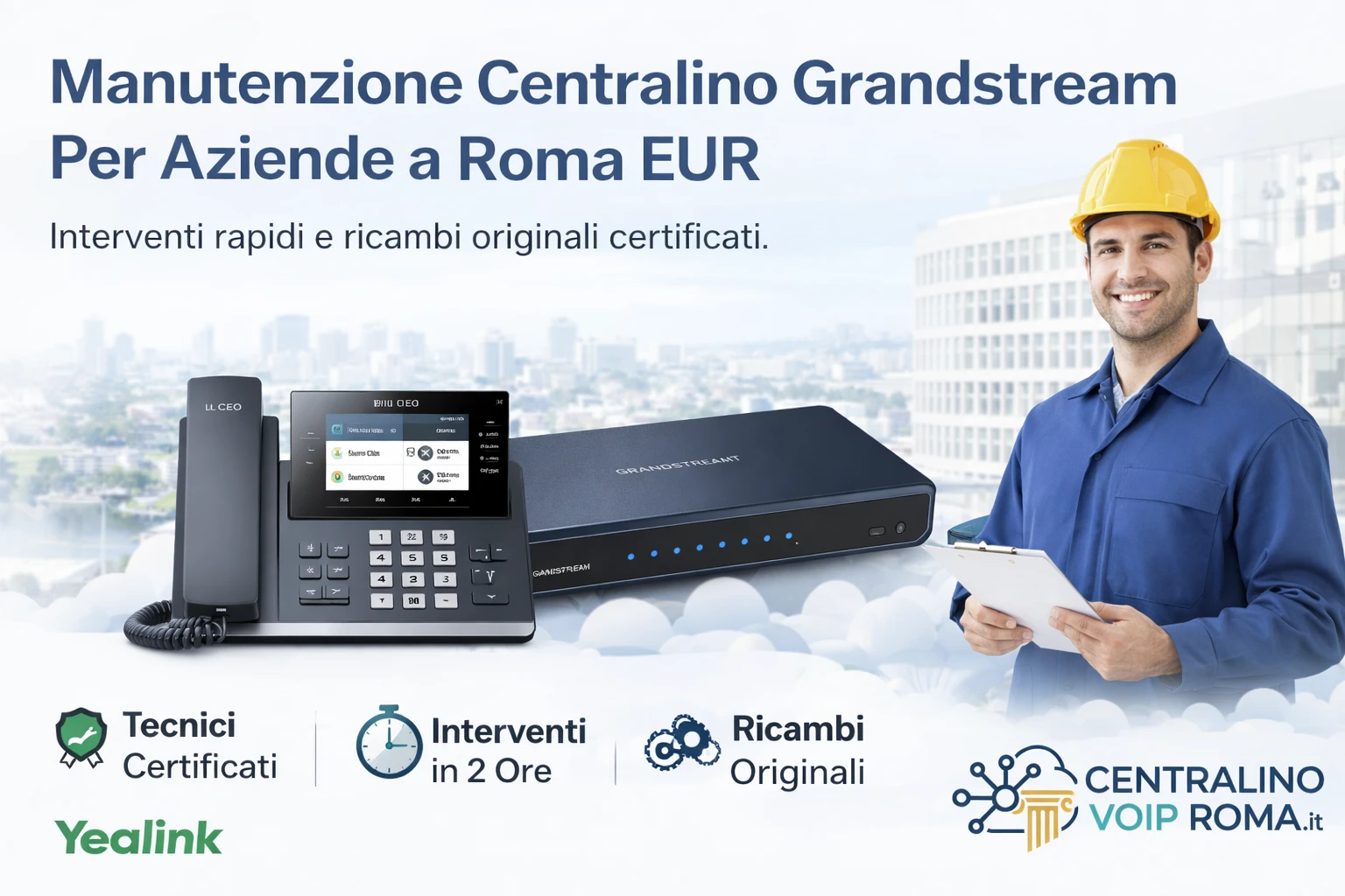 Tecnici certificati Grandstream Roma EUR
